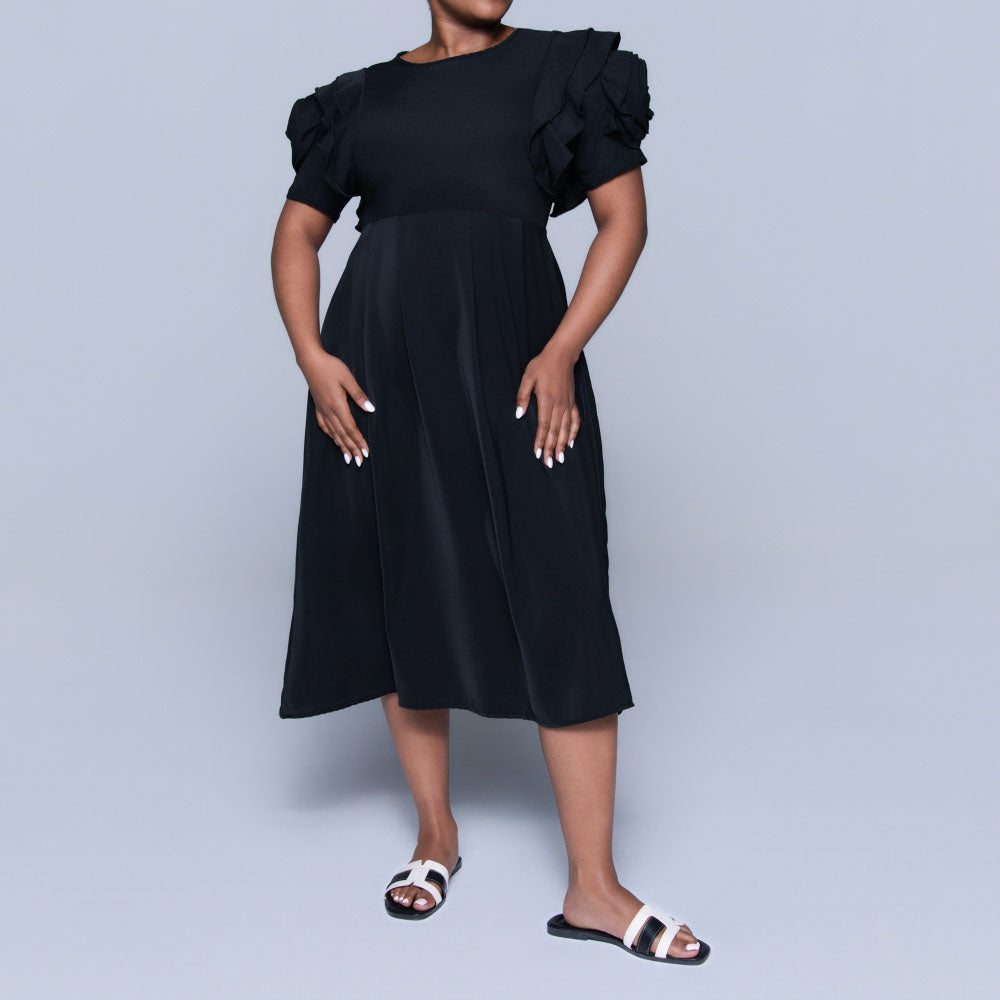 Black Panel Dress