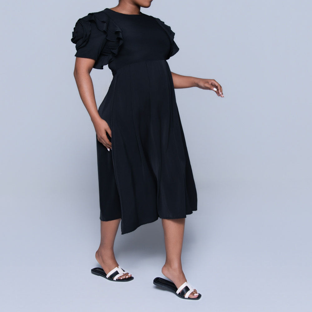 Black Panel Dress