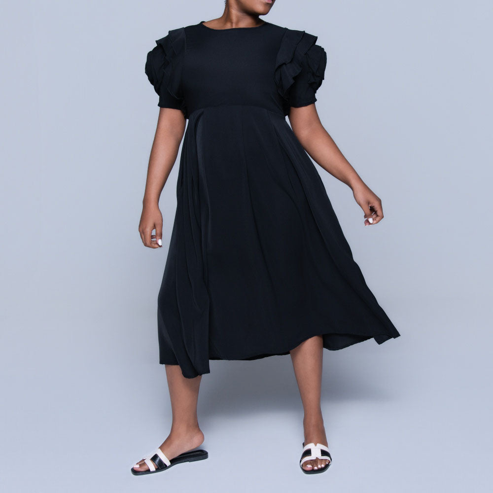 Black Panel Dress