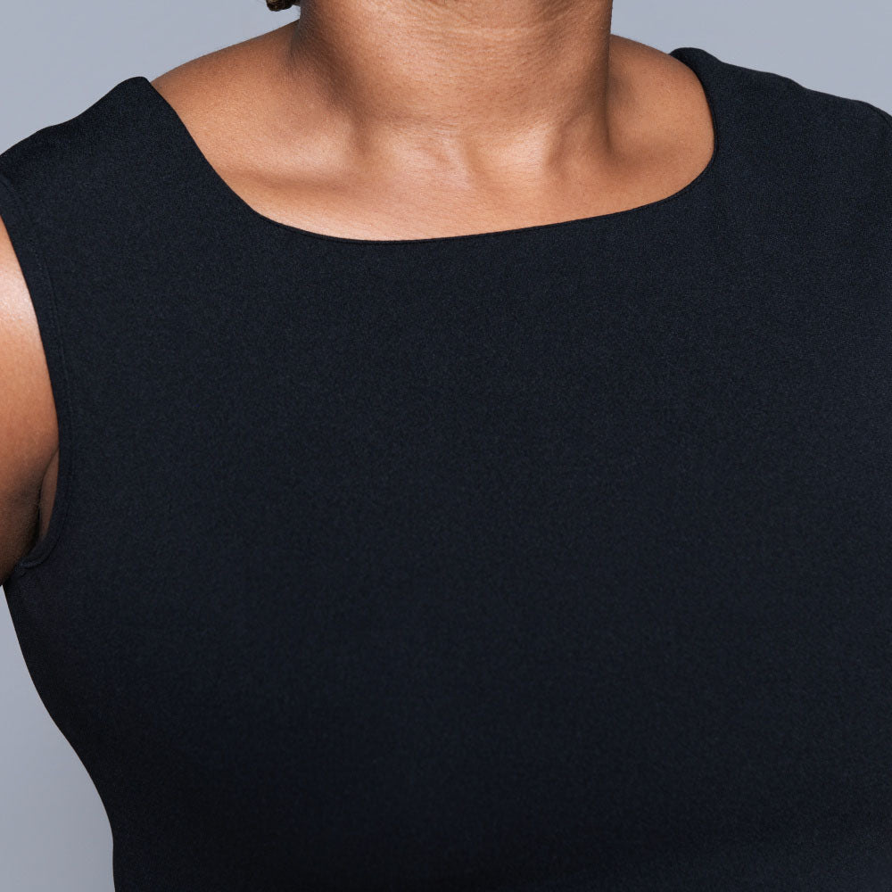 Black Sleeveless Dress