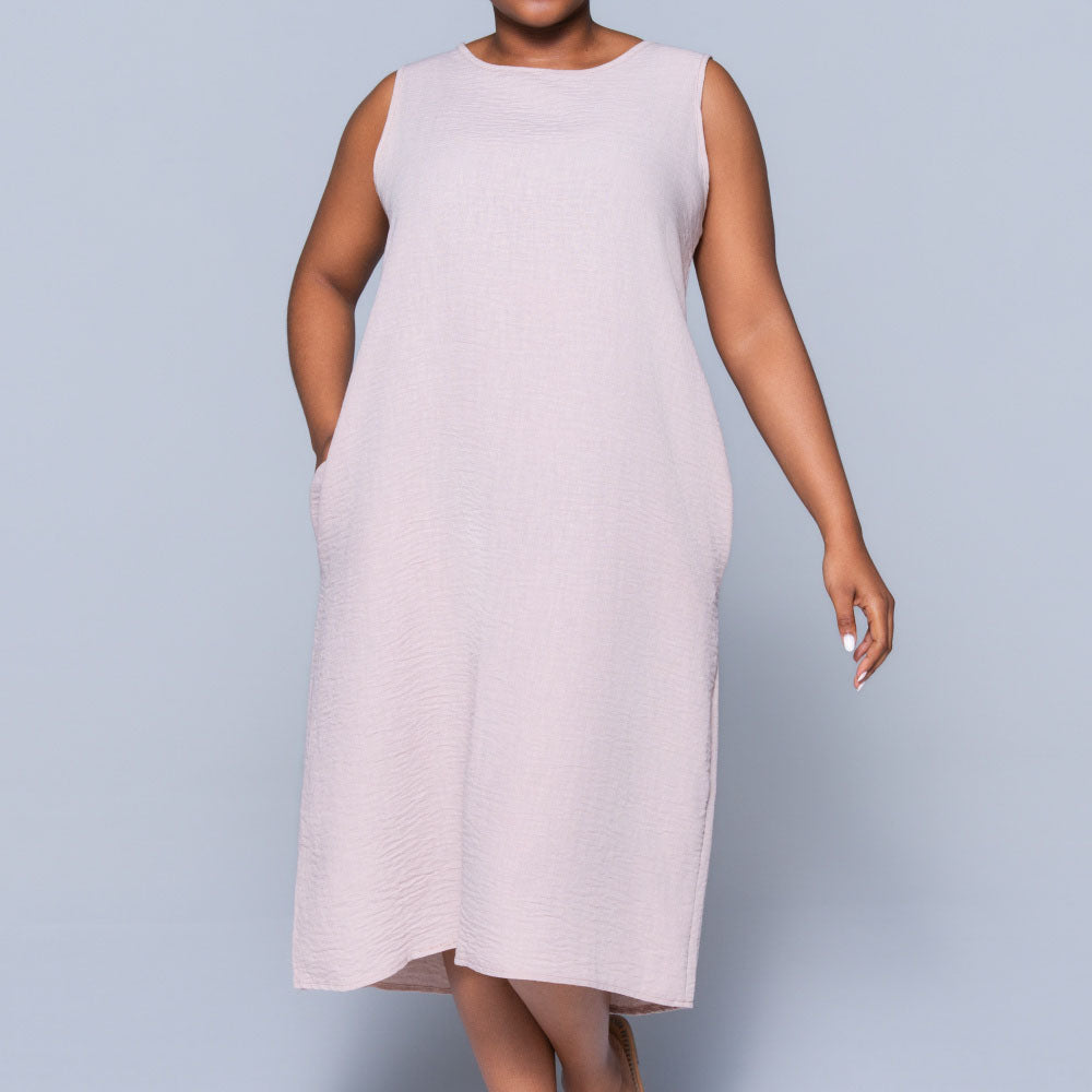 Sleeveless Stone Mulberry Dress