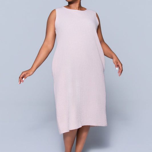 Sleeveless Stone Mulberry Dress