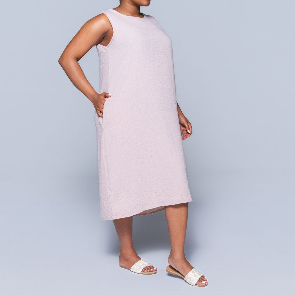 Sleeveless Stone Mulberry Dress