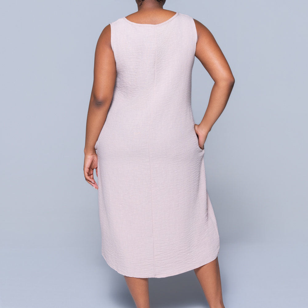 Sleeveless Stone Mulberry Dress