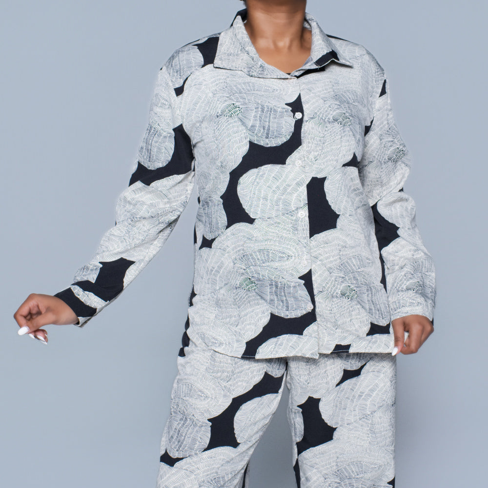 Ladies Printed Long Sleeve Top