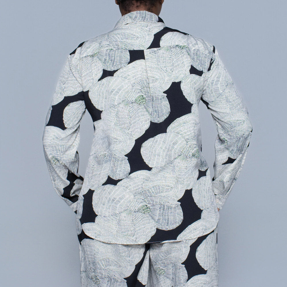 Ladies Printed Long Sleeve Top