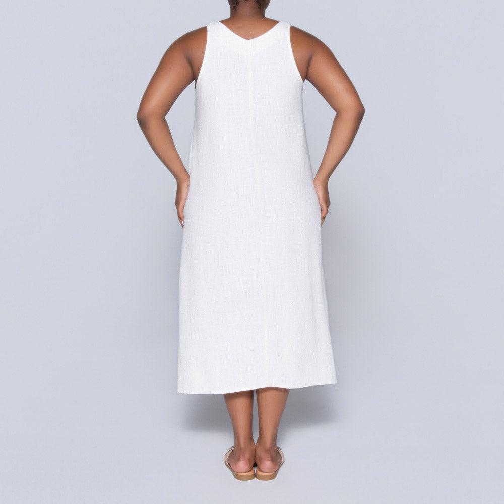 Sleeveless Linen Tunic