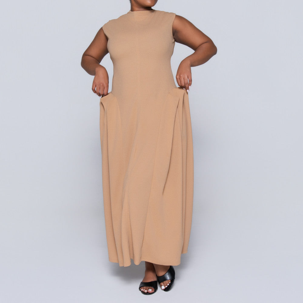 Ladies Side Pleat Dress