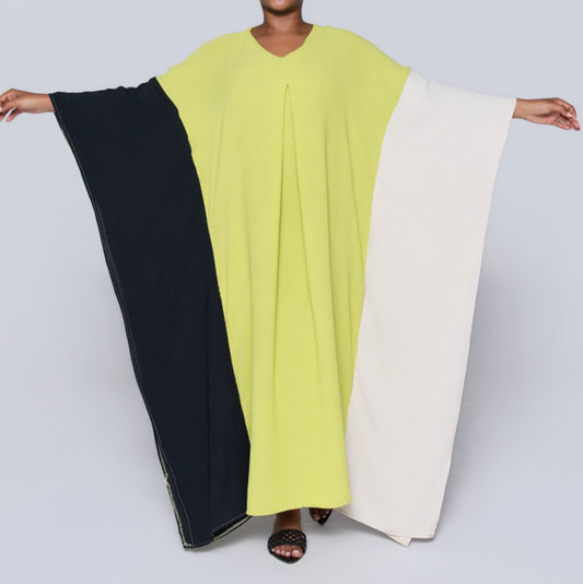 Airflow Colour Block Kaftan