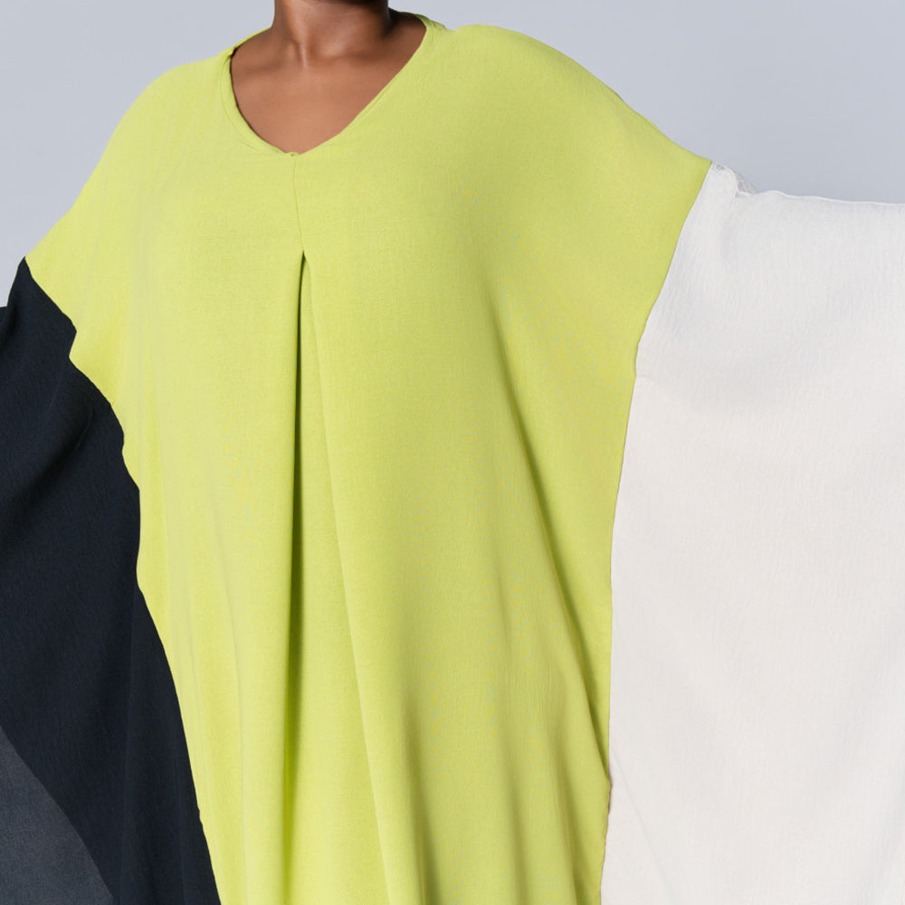 Airflow Colour Block Kaftan