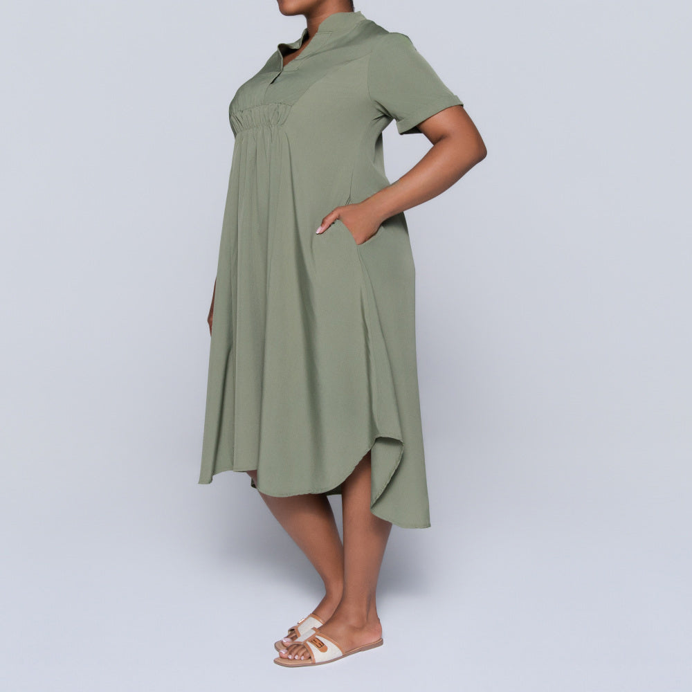 Olive Short Sleeve Tunic