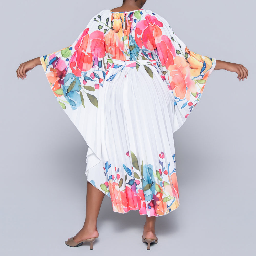 Printed Pleated Tunic