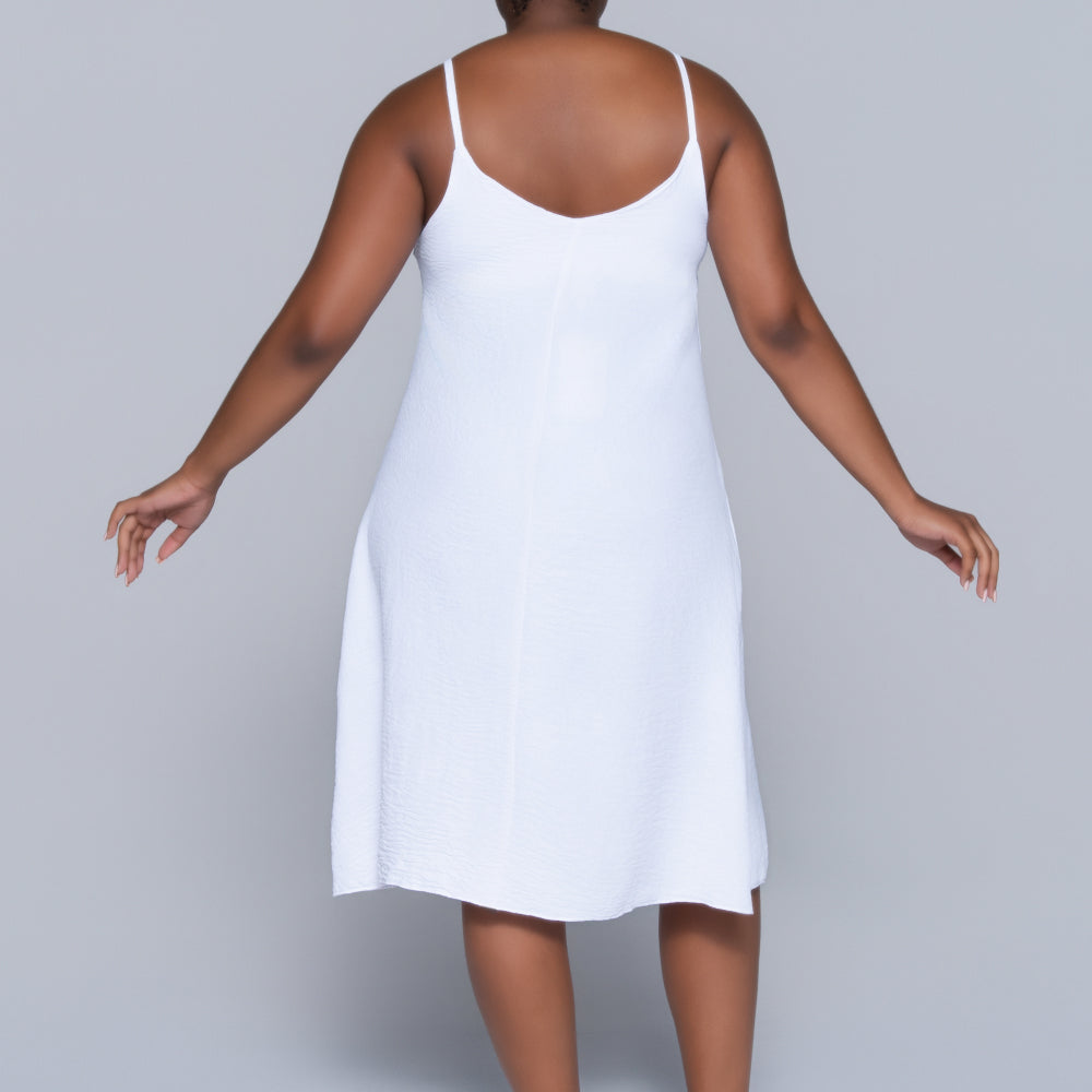 White Airflow Strappy Dress
