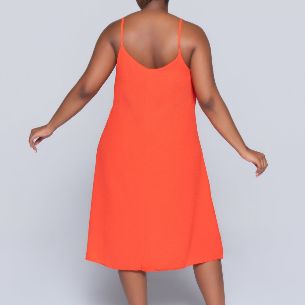 Terracotta Airflow Strappy Dress