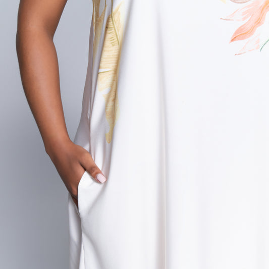 Printed Halter Neck Dress