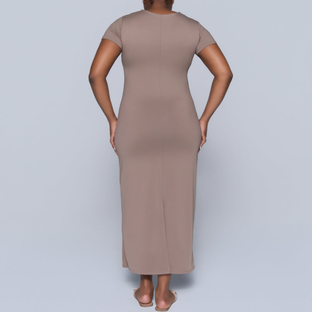 Mocca Short Sleeve Dress