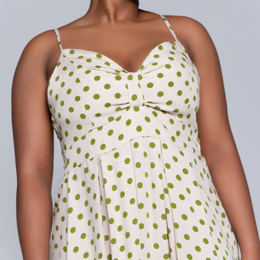 Printed Strappy Viscose Dress