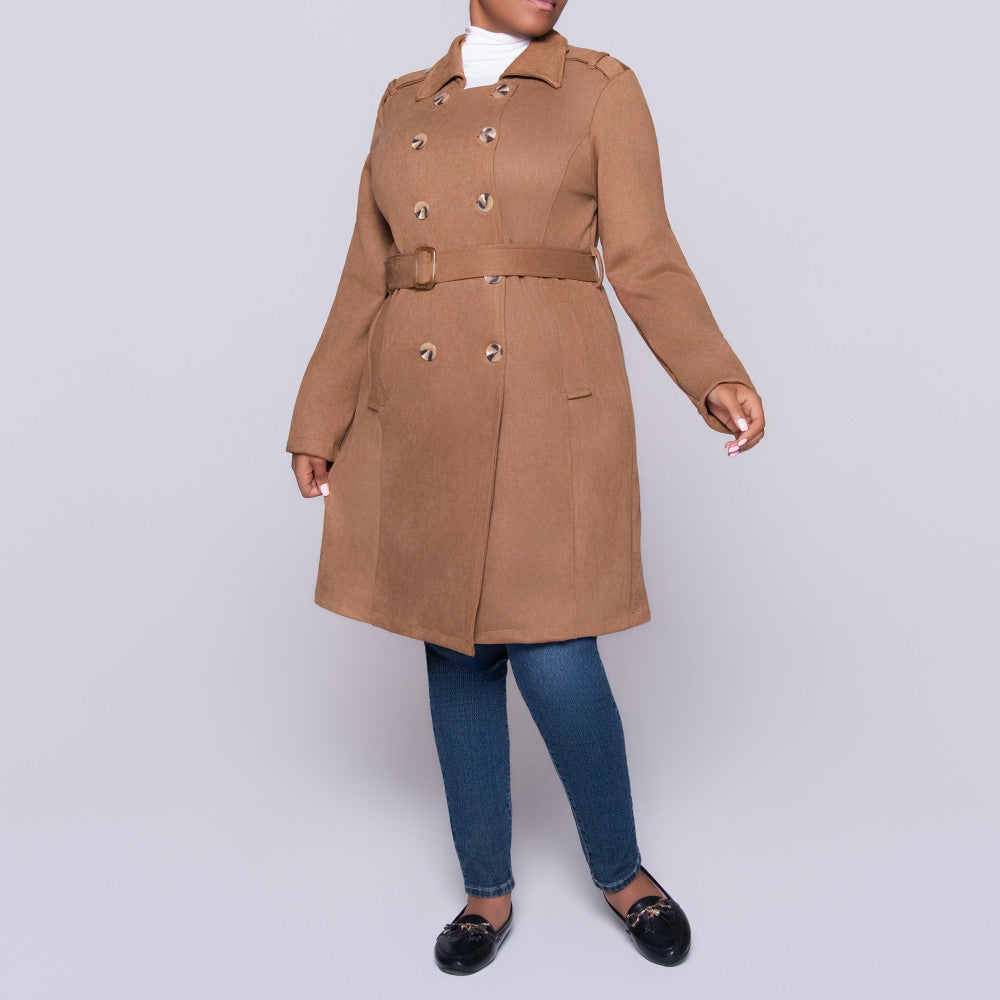 Camel Suede Jacket – Fashion World ZA