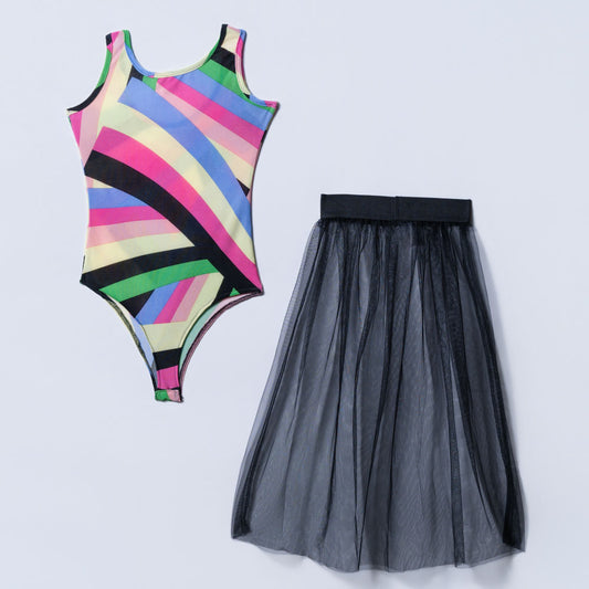 Girls Mesh Swimwear Set