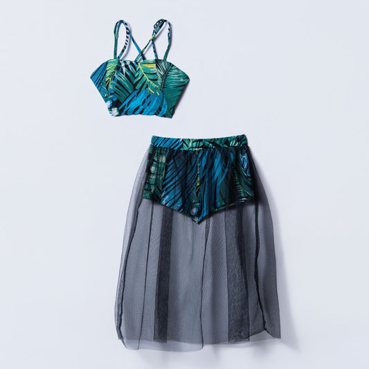 Girls Mesh Swimwear Set