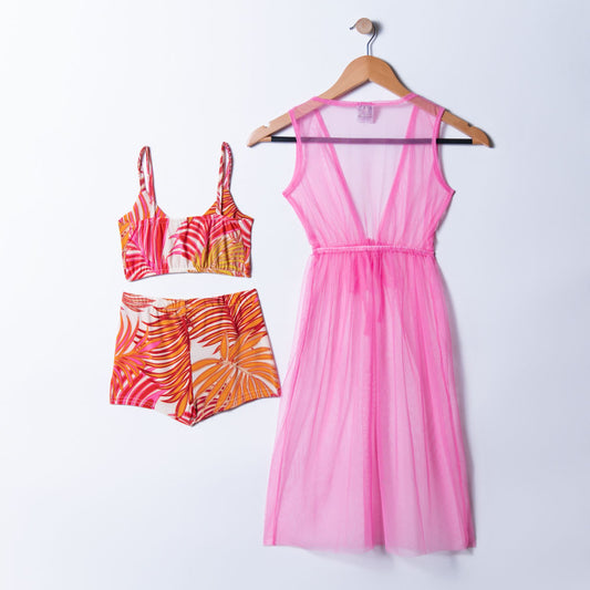Girls Mesh Swimwear Set