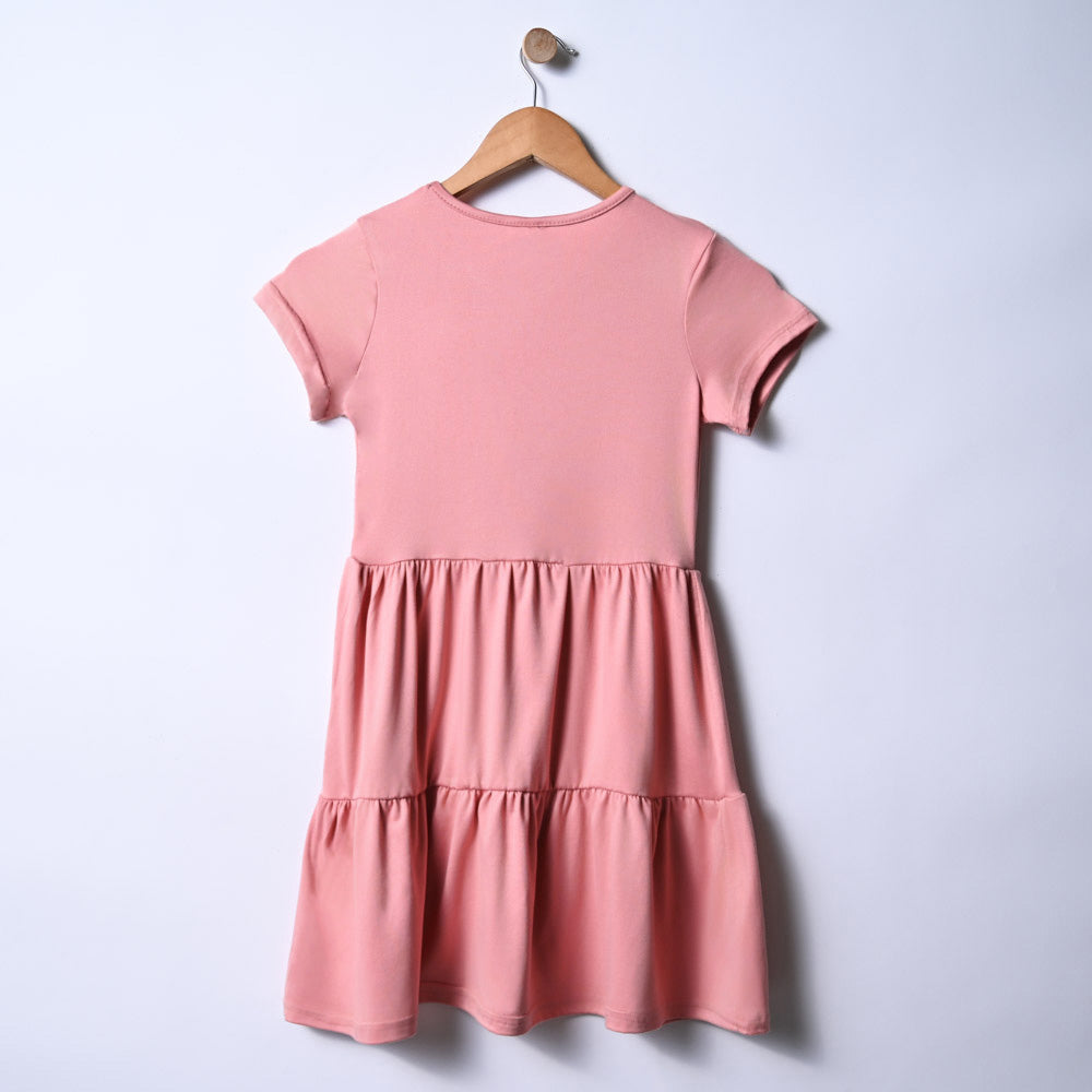 Girls Mink Trapeze Dress