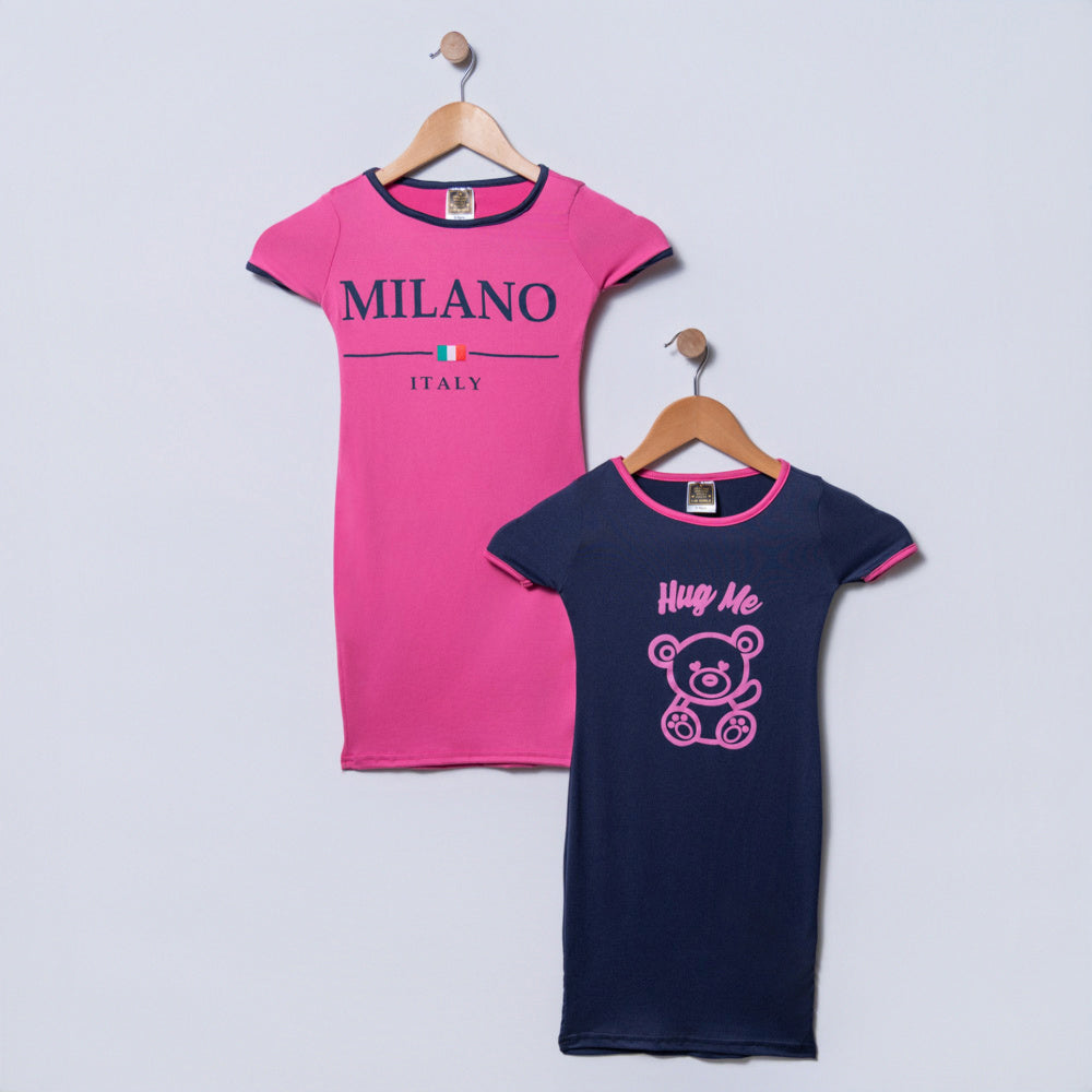 Girls Twin Pack Dress