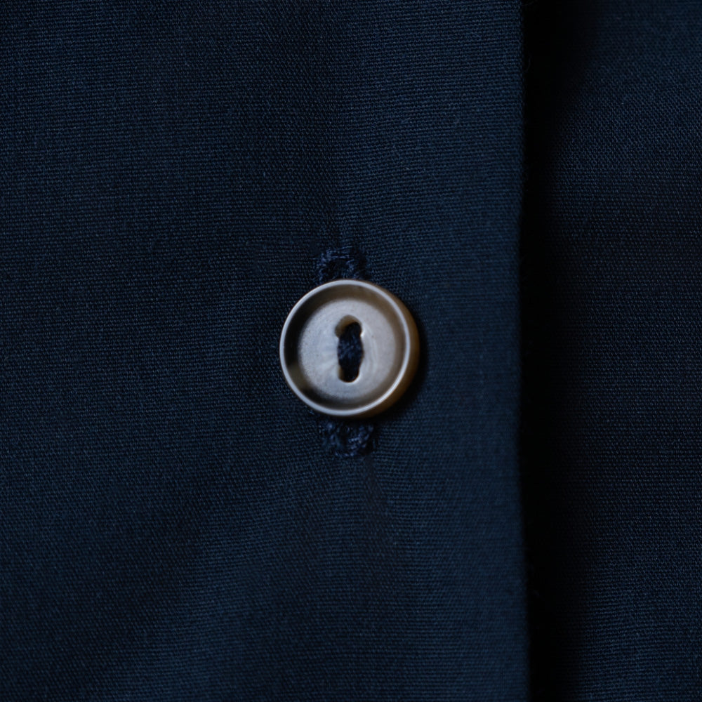 Navy Poplin Cargo Pants