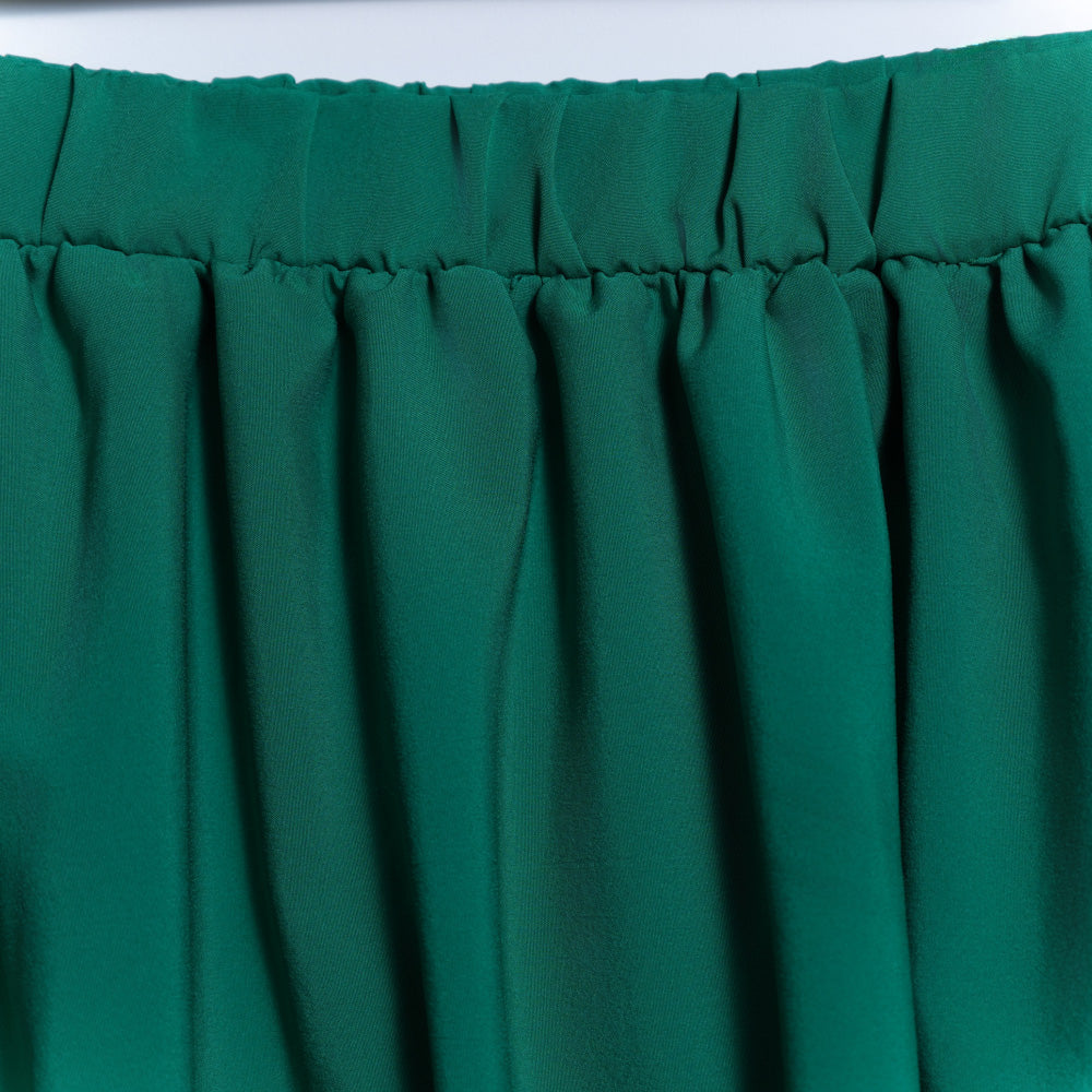 Girls Emerald Puffball Skirt