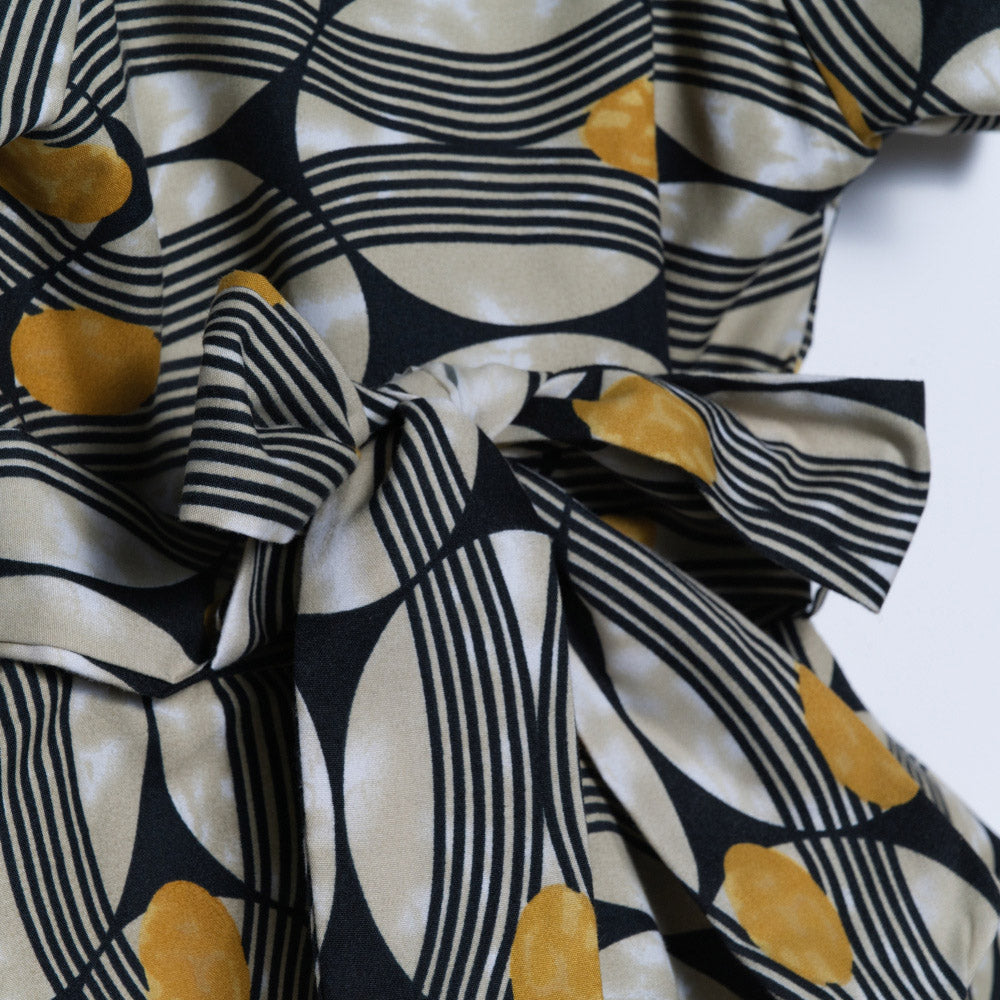 Girls Wax Print Top And Skirt Set
