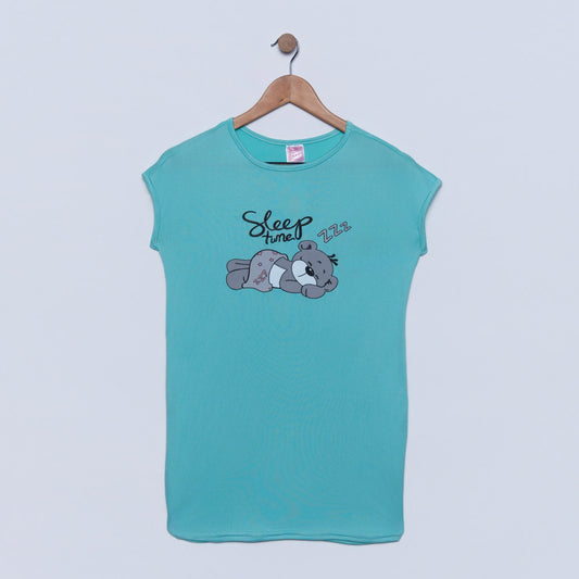Girls Mint Pyjama Sleep Shirt