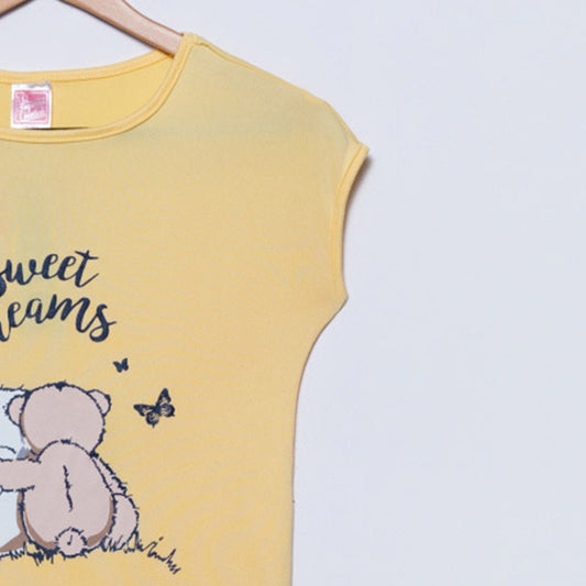 Girls Lemon Pyjama Sleep Shirt