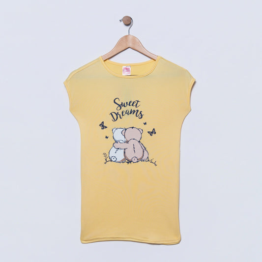 Girls Lemon Pyjama Sleep Shirt