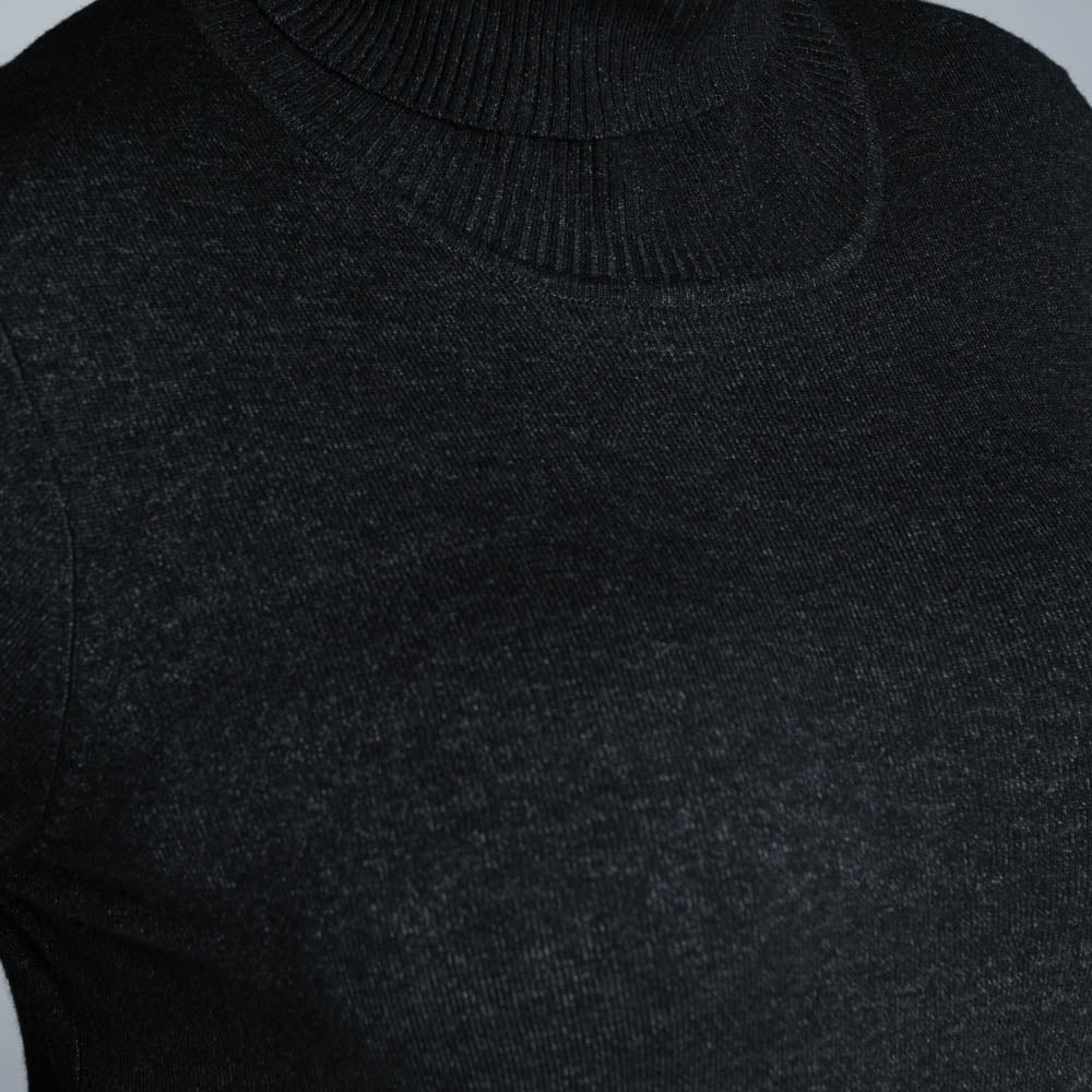 Black Plain Poloneck