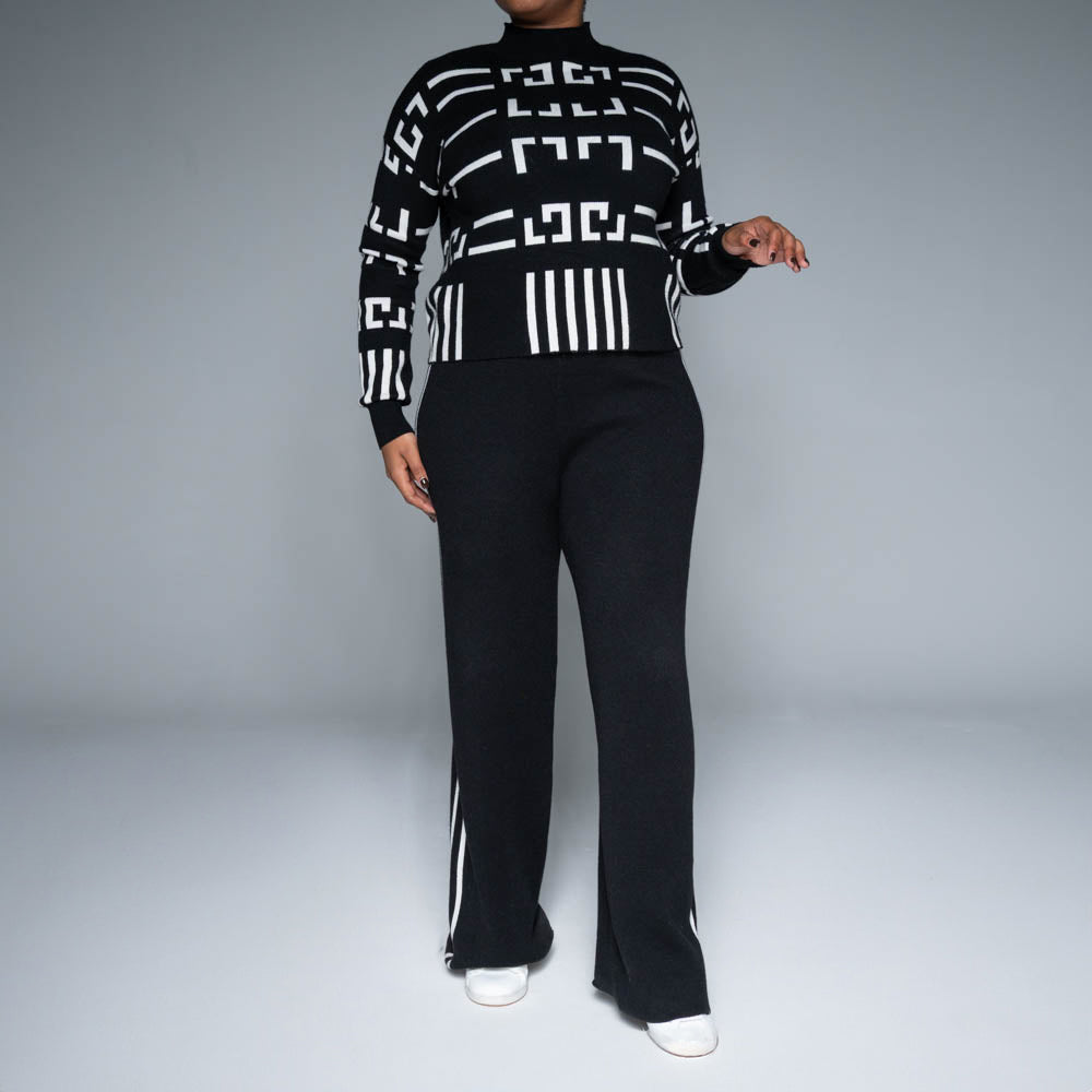 Ladies Side Stripe Pants