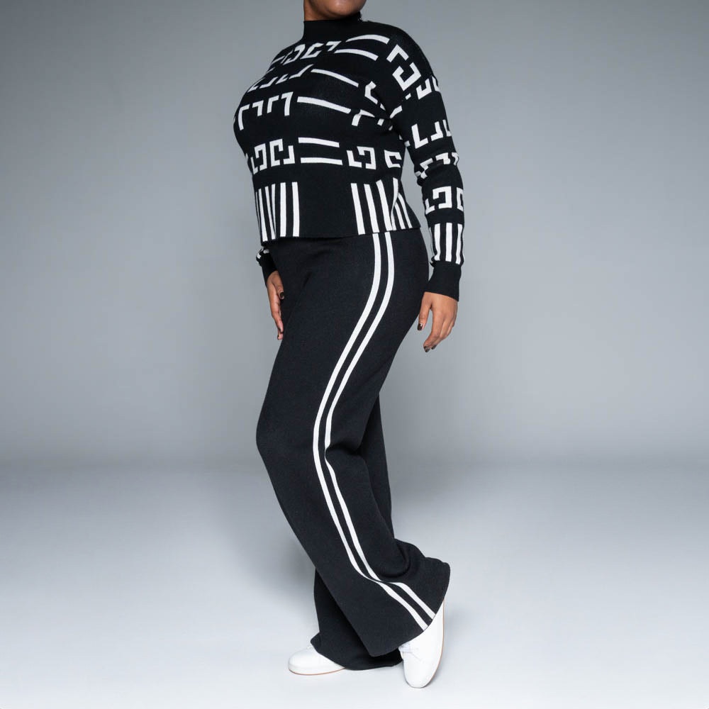 Ladies Side Stripe Pants
