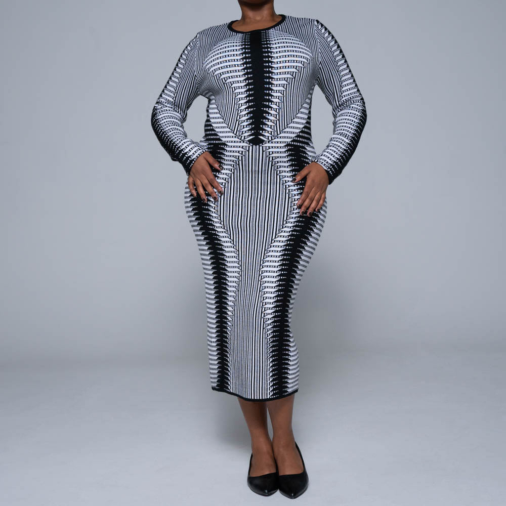 Ladies Jacquard Dress