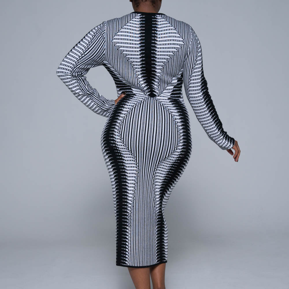 Ladies Jacquard Dress