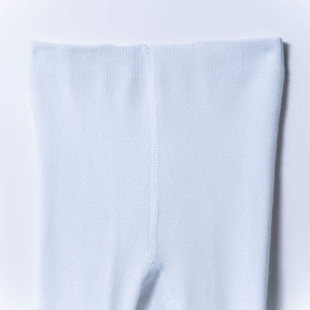 Girls White Party Leggings