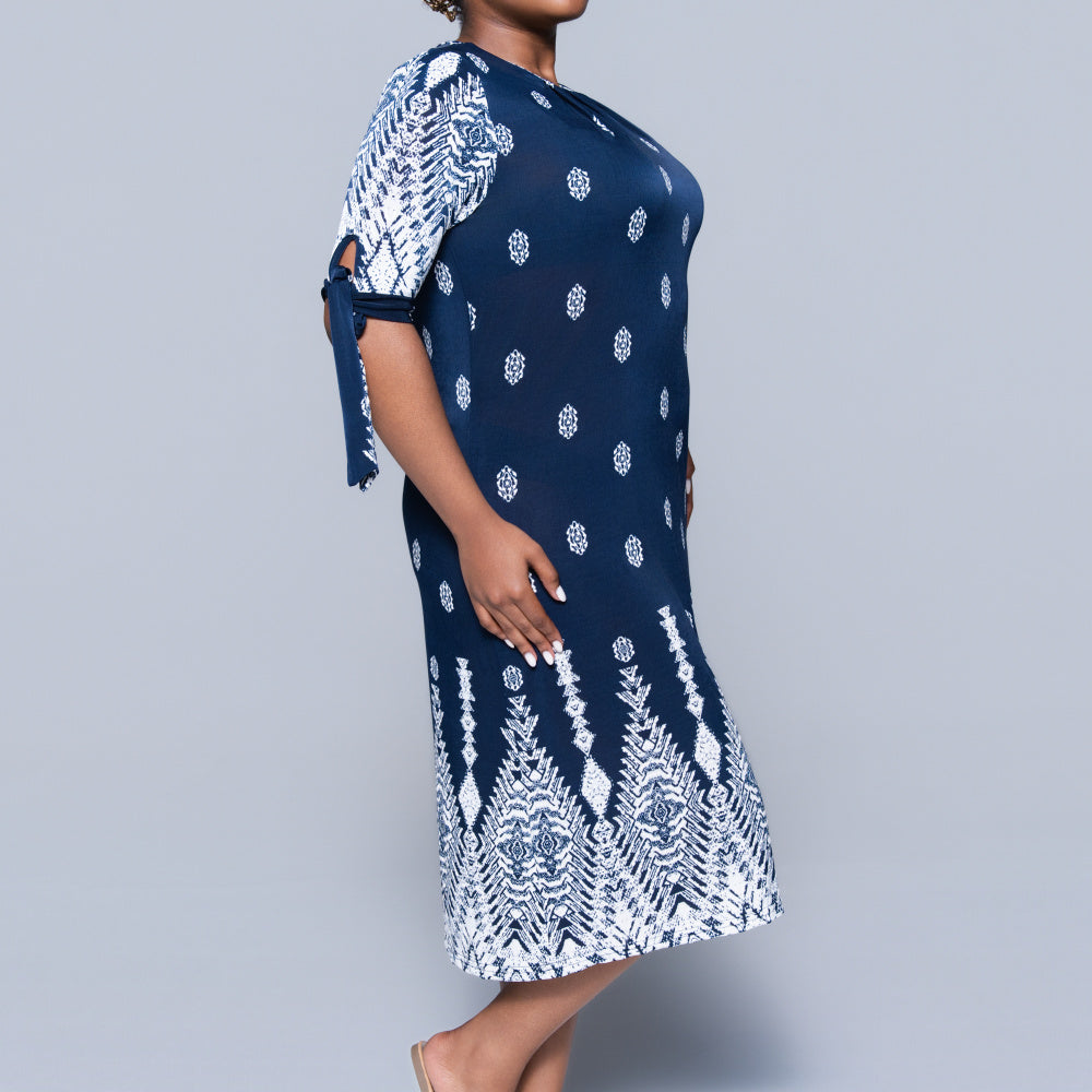 Plus Size Printed Dress