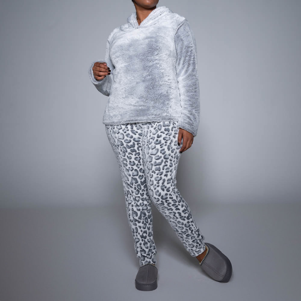 Hooded Plain And Printed Pyjamas