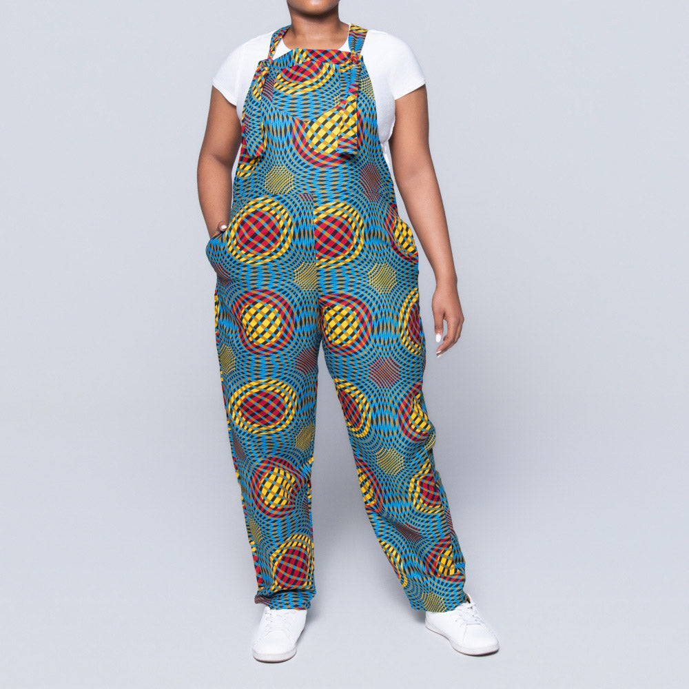 Ethnic Print Jumpsuit