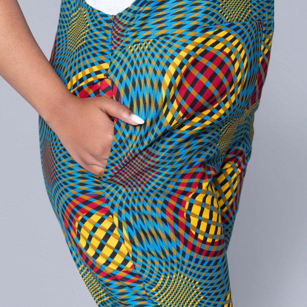 Ethnic Print Jumpsuit