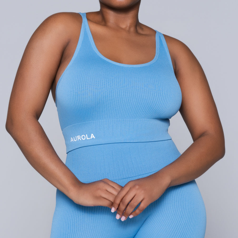 Blue Active Wear Gym Top