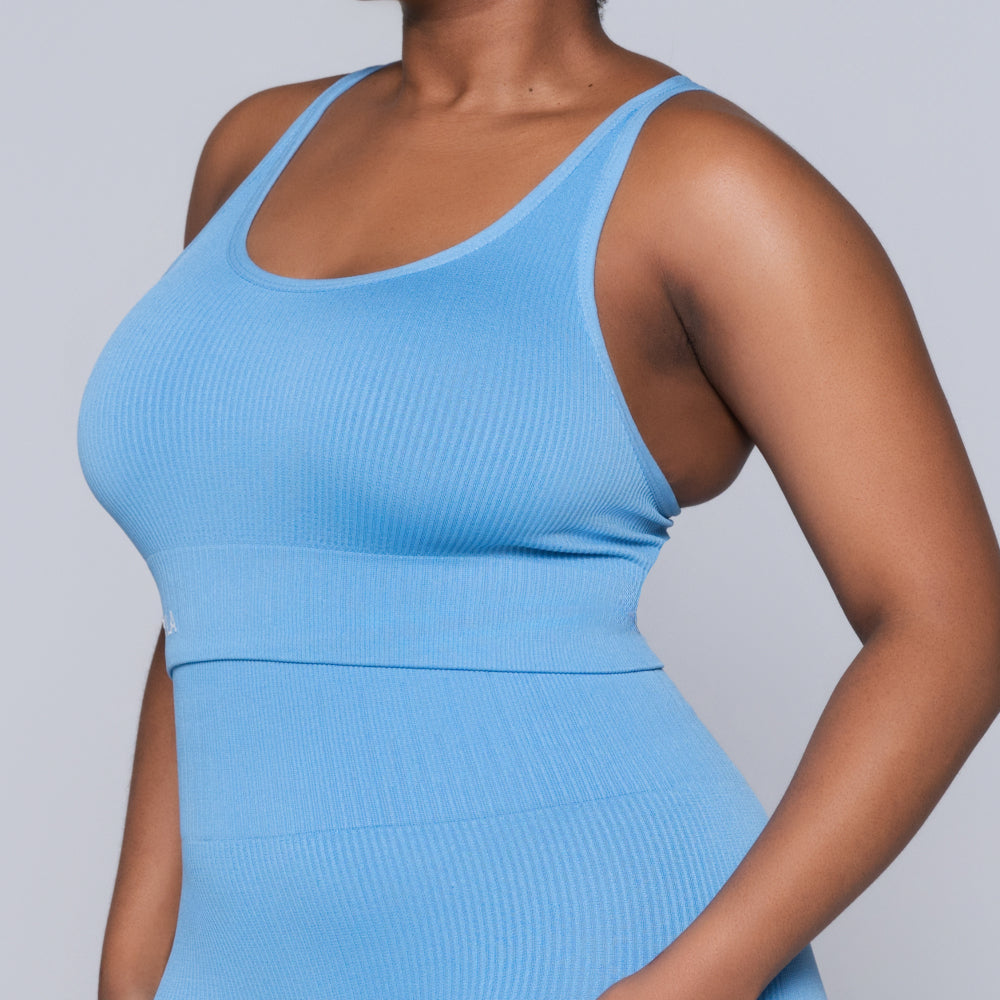 Blue Active Wear Gym Top