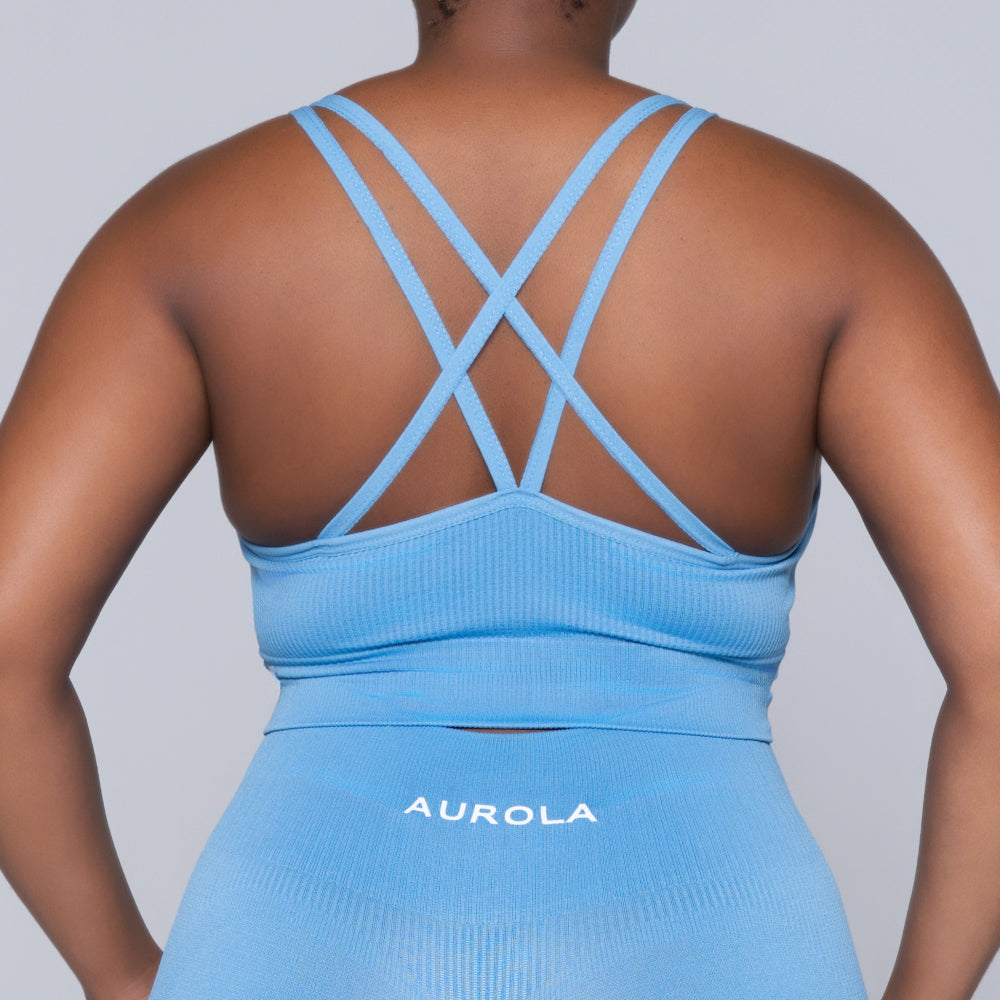 Blue Active Wear Gym Top