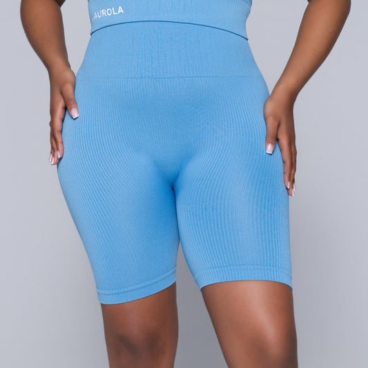 Blue Active Wear Gym Shorts