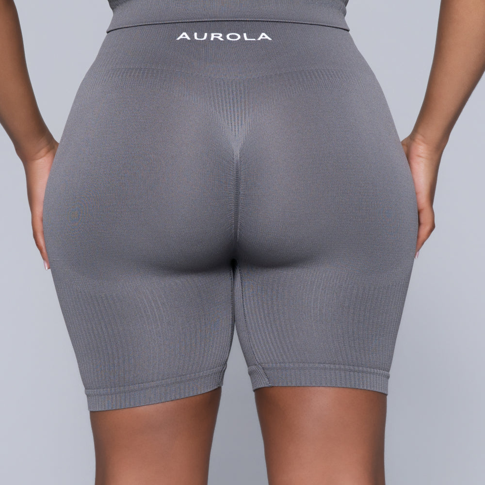 Grey Active Wear Gym Shorts