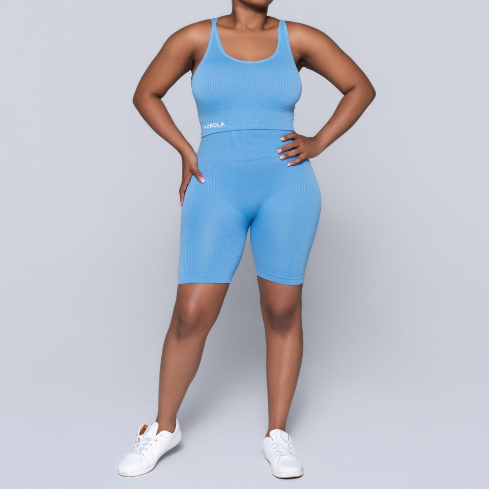 Blue Active Wear Gym Top