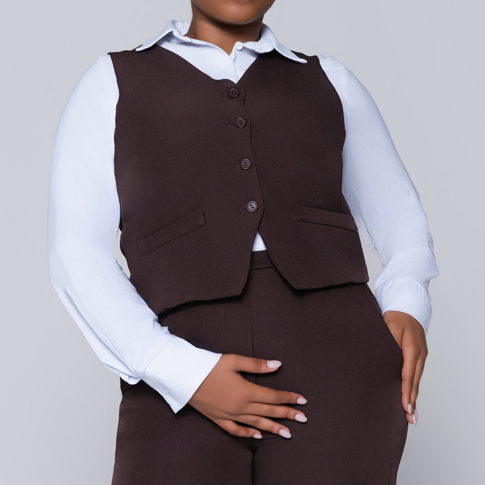 Choc Sleeveless Waistcoat – Fashion World ZA